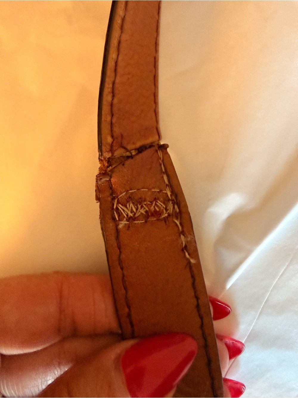 Vintage Reissue Fossil Leather Saddle Shoulder/crossbody Bag - Picture 12 of 16